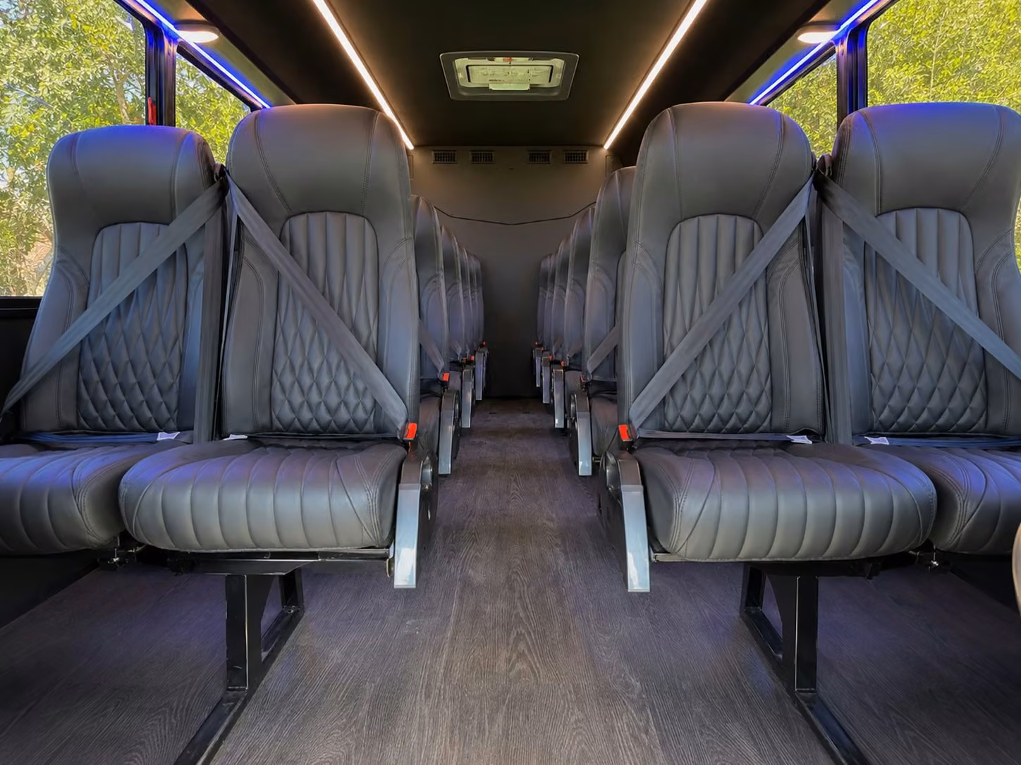 18 passenger minibus inside