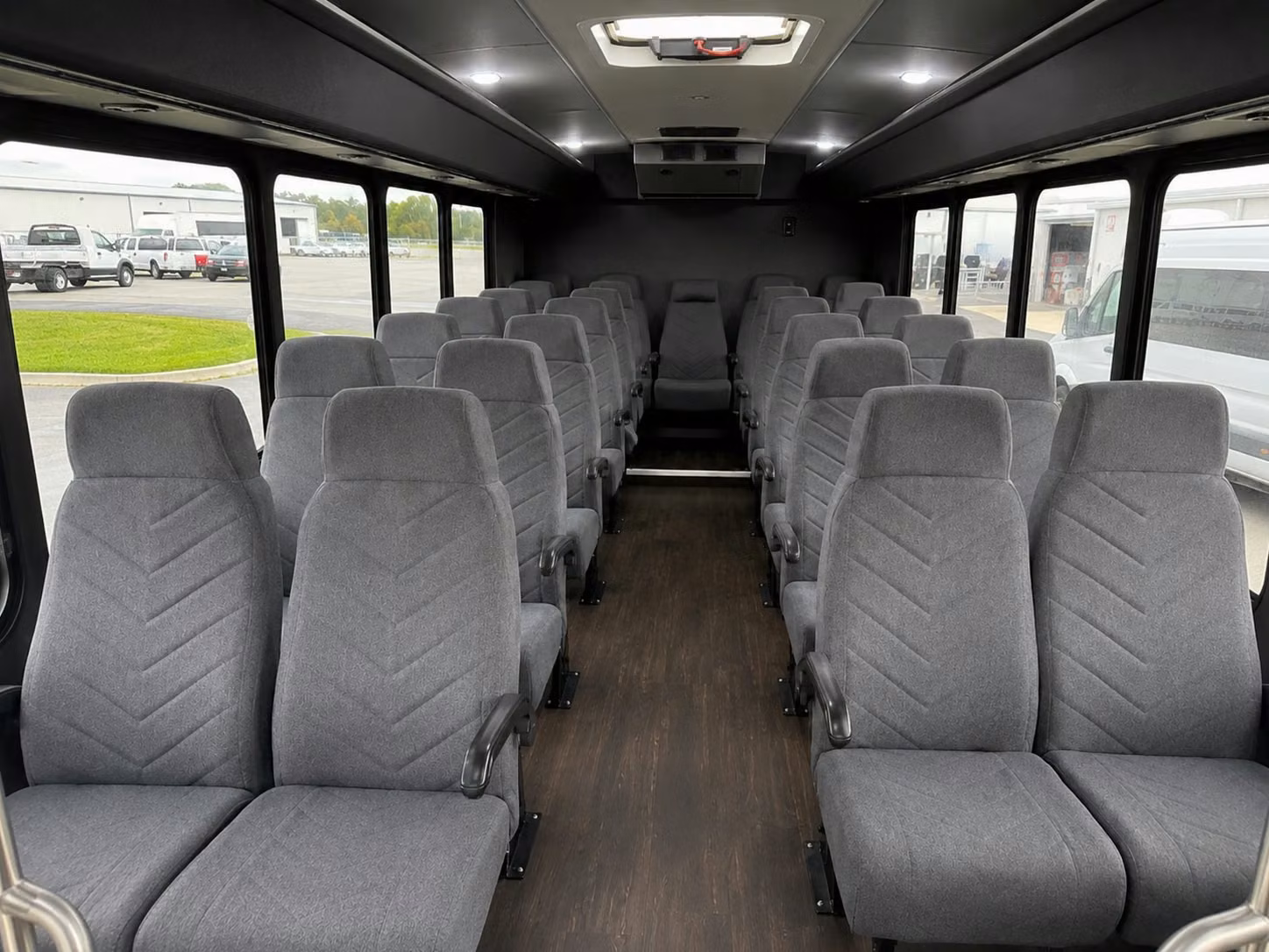 18 passenger minibus interior