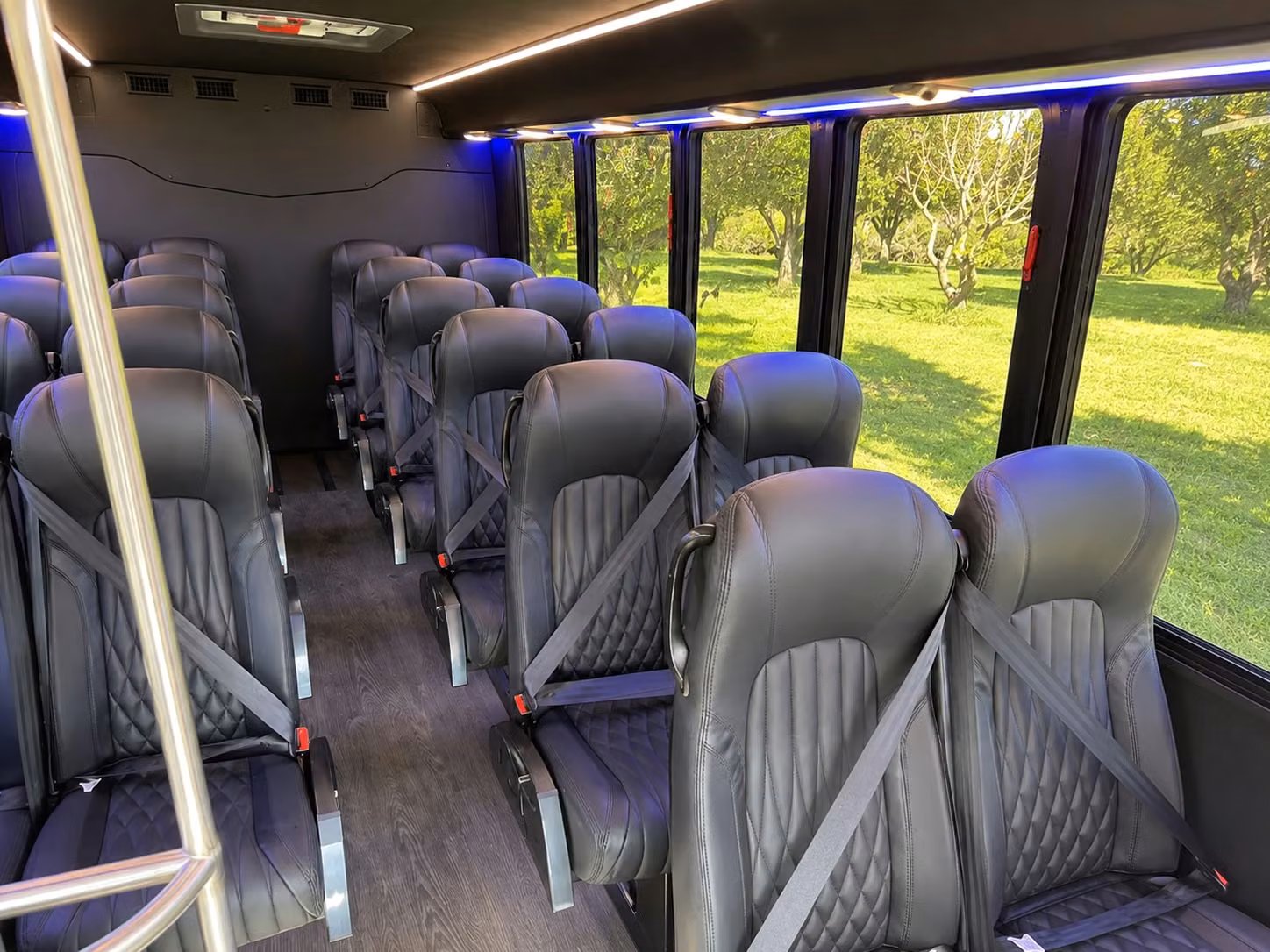 20 passenger minibus inside