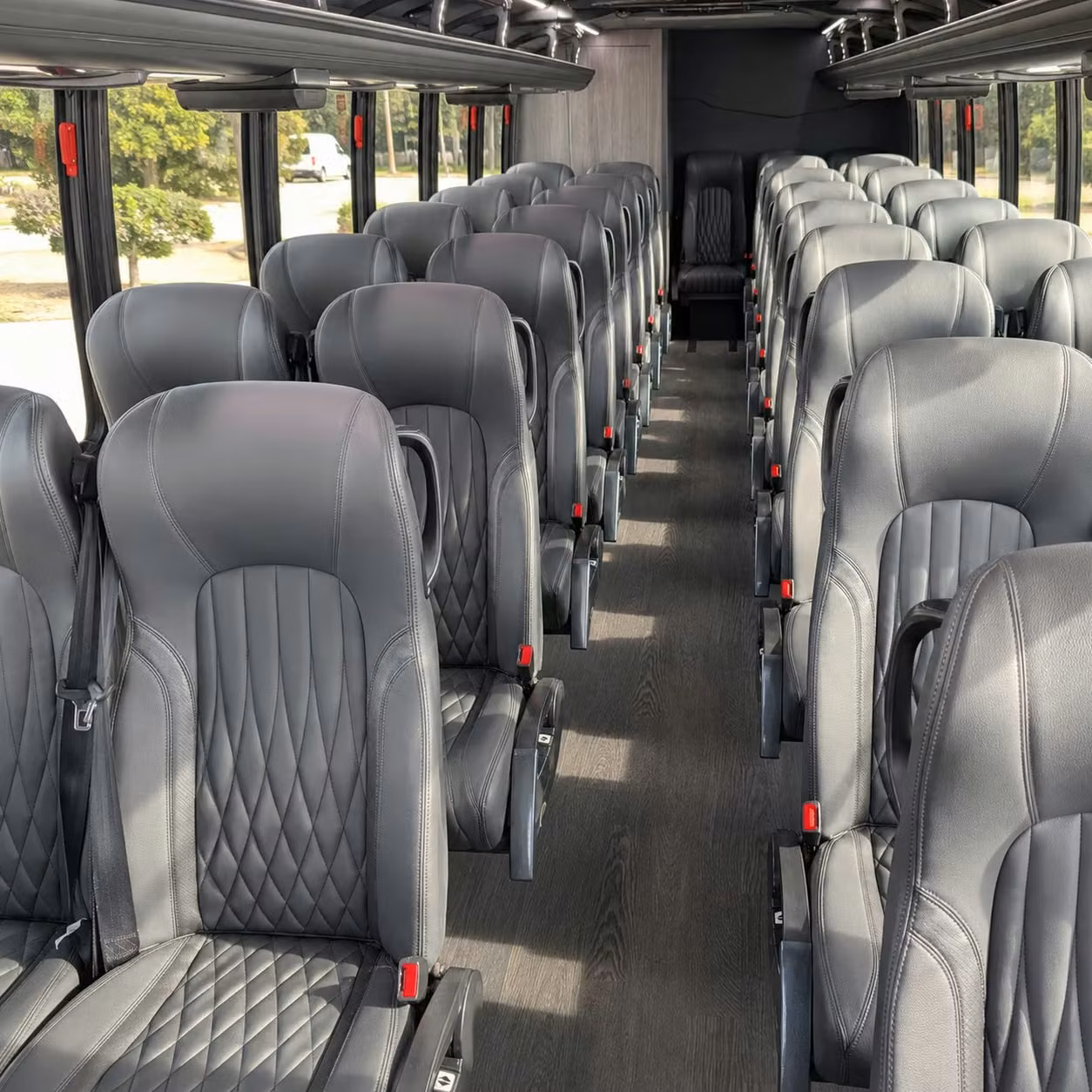 28 passenger minibus interior