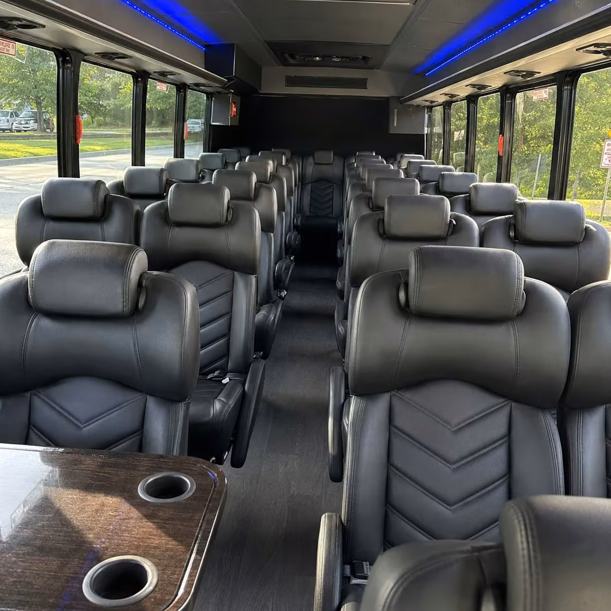 30 passenger minibus interior