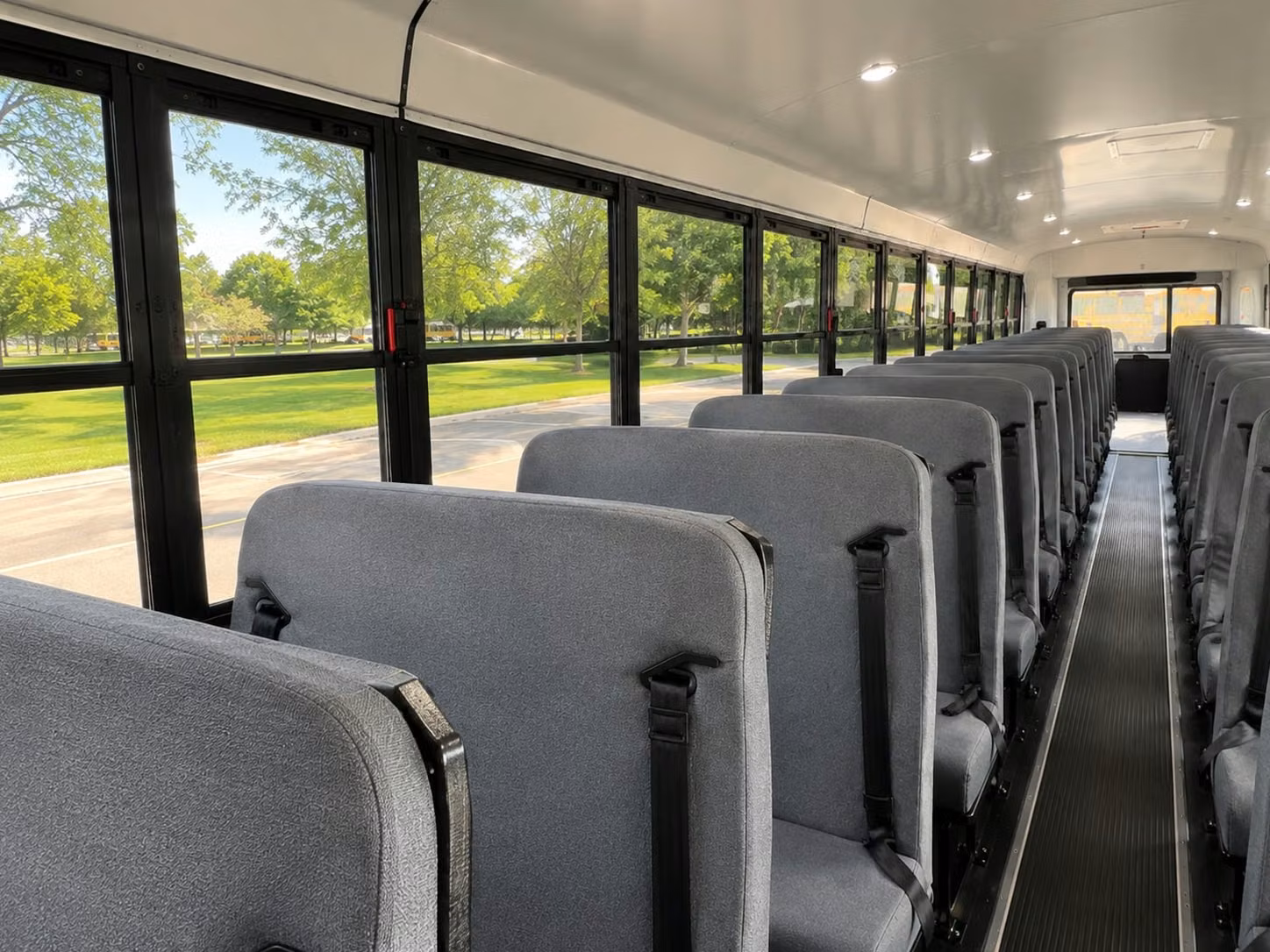 school bus interior
