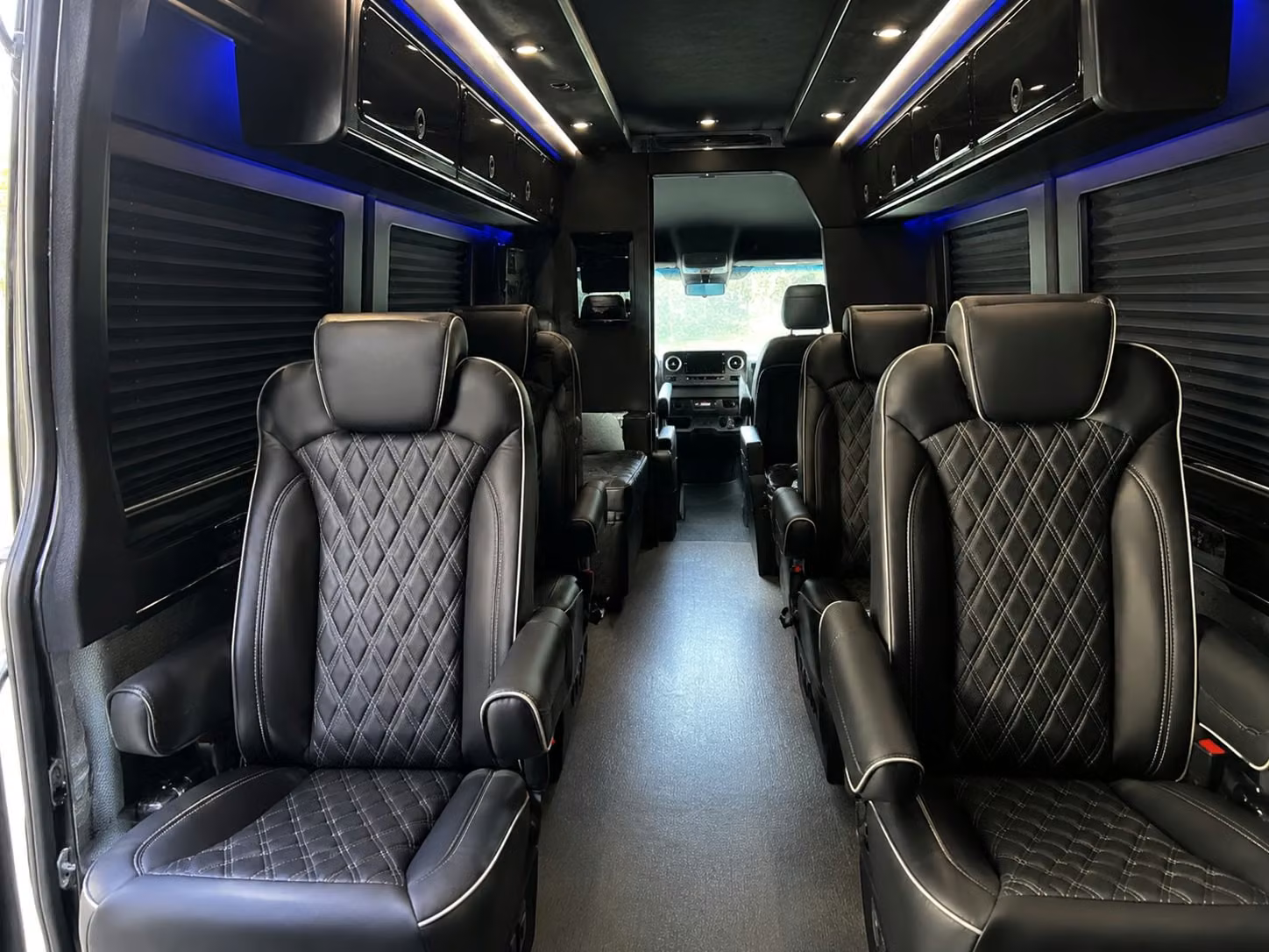 sprinter van with driver interior